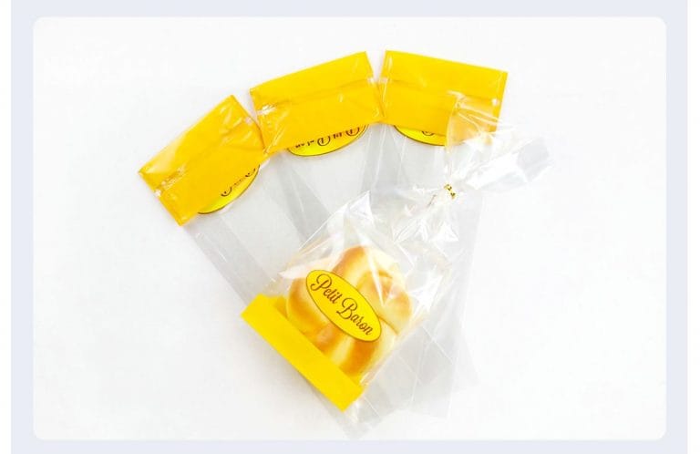 Custom Square Bottom Clear Plastic Bread Bags | Fast Sincere